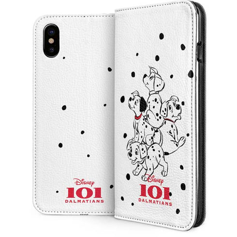 Disney 101 Dalmatians Puppy pile iPhone 8 Folio Case