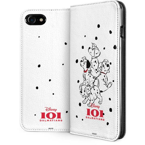 Disney 101 Dalmatians Puppy pile iPhone SE (2nd & 3rd Gen) Folio Case