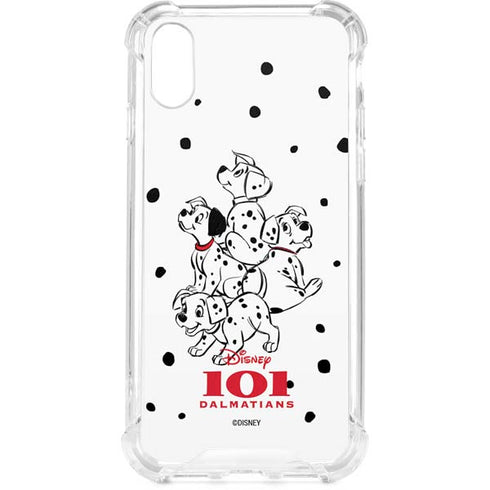 Disney 101 Dalmatians Puppy pile iPhone XS Clear Case