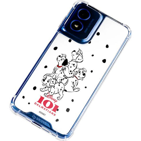 Disney 101 Dalmatians Puppy pile Moto G Play 4G (2024) Clear Case