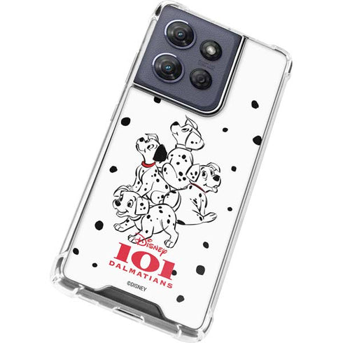 Disney 101 Dalmatians Puppy pile Moto G Power 5G (2025) Clear Case