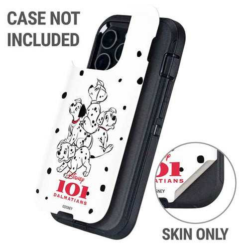 Disney 101 Dalmatians Puppy pile Otterbox Defender iPhone Skin
