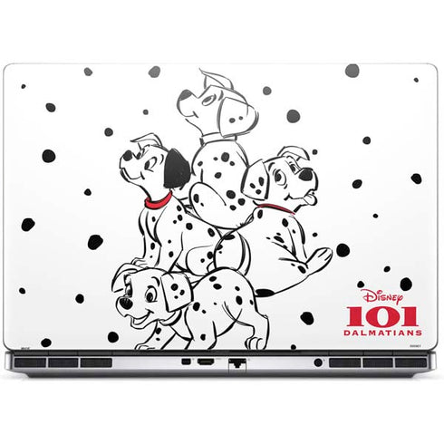Disney 101 Dalmatians Puppy pile Dell Precision Skin