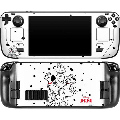 Disney 101 Dalmatians Puppy pile Steam Deck Handheld Gaming Computer OLED Skin