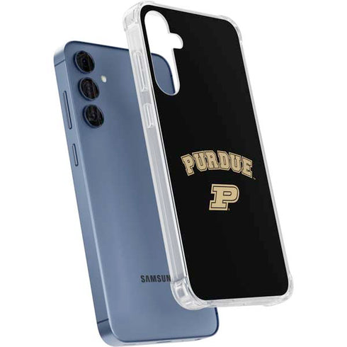 Purdue University Purdue Boilers Galaxy A55 5G Clear Case