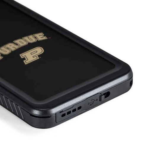 Purdue University Purdue Boilers Galaxy S24 Plus Waterproof Case