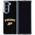 Purdue University Purdue Boilers Galaxy Z Fold5 5G Clear Case