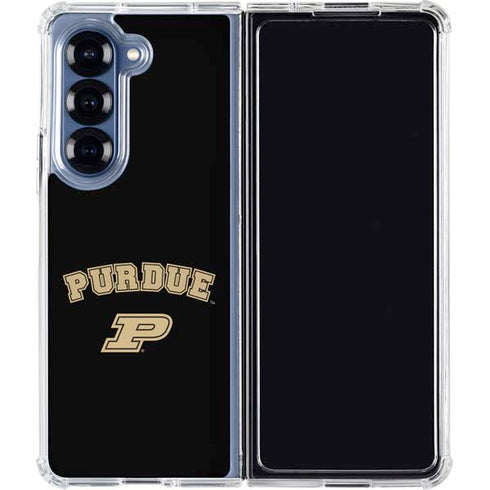 Purdue University Purdue Boilers Galaxy Z Fold6 Clear Case
