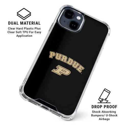 Purdue University Purdue Boilers iPhone 15 Clear Case