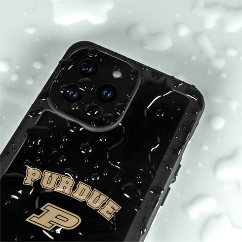 Purdue University Purdue Boilers iPhone 15 Pro Waterproof Case