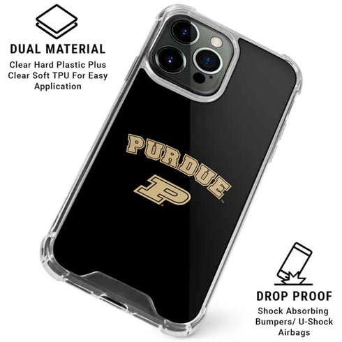Purdue University Purdue Boilers iPhone 16 Pro Clear Case