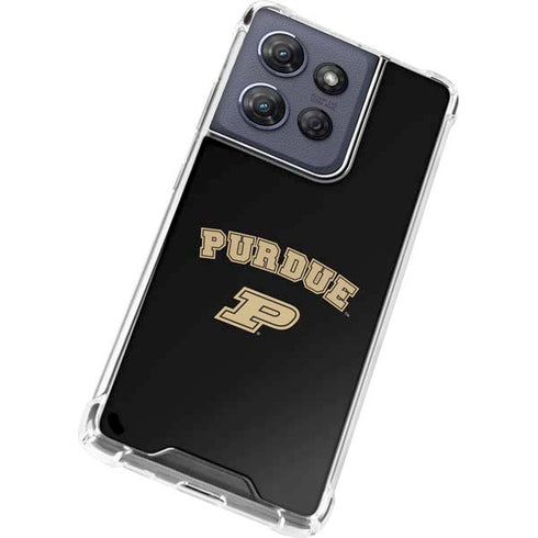 Purdue University Purdue Boilers Moto G Stylus 5G (2025) Clear Case