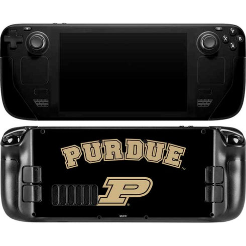 Purdue University Purdue Boilers Steam Deck Handheld Gaming Computer OLED Skin