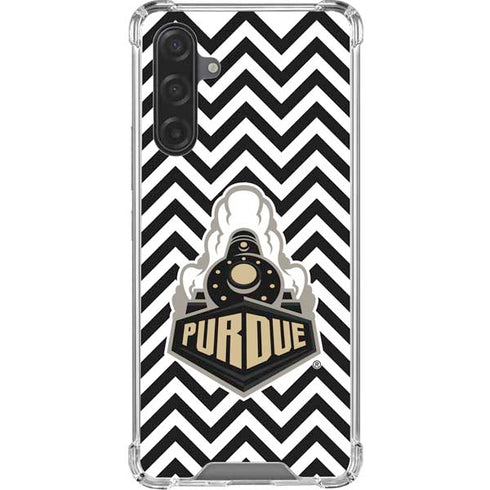 Purdue University Purdue Chevron Galaxy A17 Clear Case