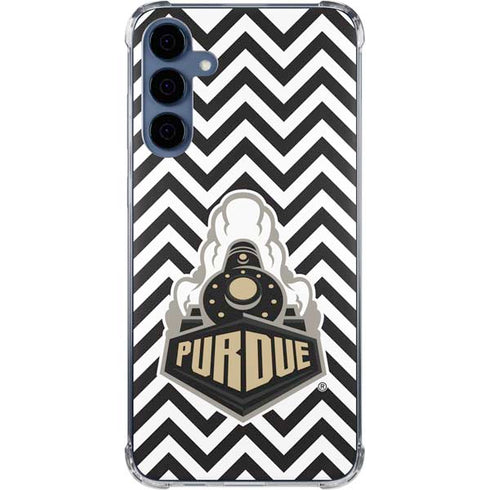 Purdue University Purdue Chevron Galaxy A35 5G Clear Case