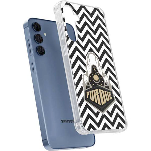 Purdue University Purdue Chevron Galaxy A35 5G Clear Case