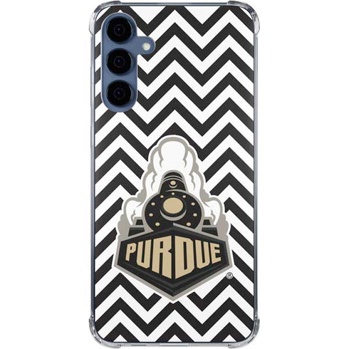 Purdue University Purdue Chevron Galaxy A55 5G Clear Case