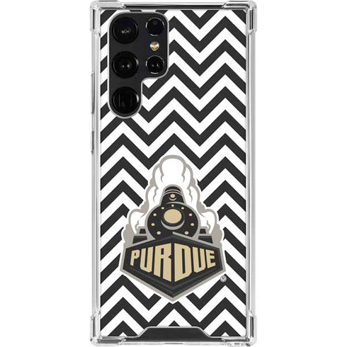 Purdue University Purdue Chevron Galaxy S23 Ultra Clear Case