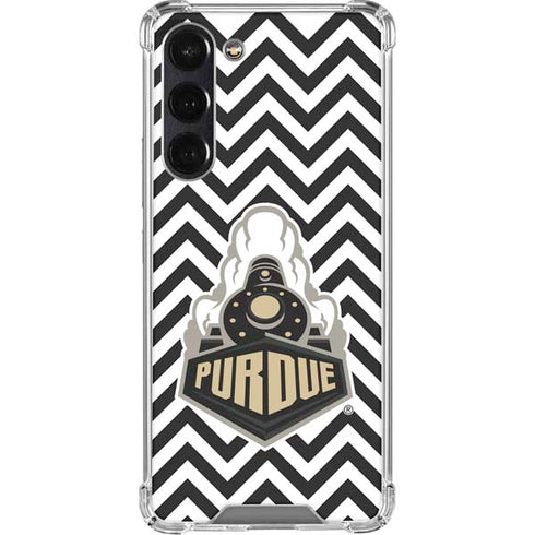 Purdue University Purdue Chevron Galaxy S24 FE Clear Case