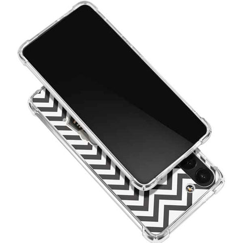 Purdue University Purdue Chevron Galaxy S24 FE Clear Case