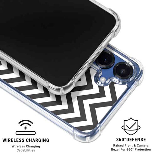 Purdue University Purdue Chevron Galaxy S25 Clear Case
