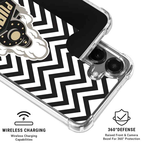 Purdue University Purdue Chevron Galaxy S26 Clear Case