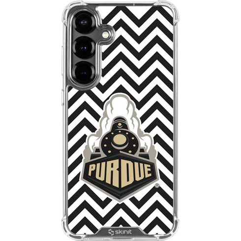 Purdue University Purdue Chevron Galaxy S26 Plus Clear Case