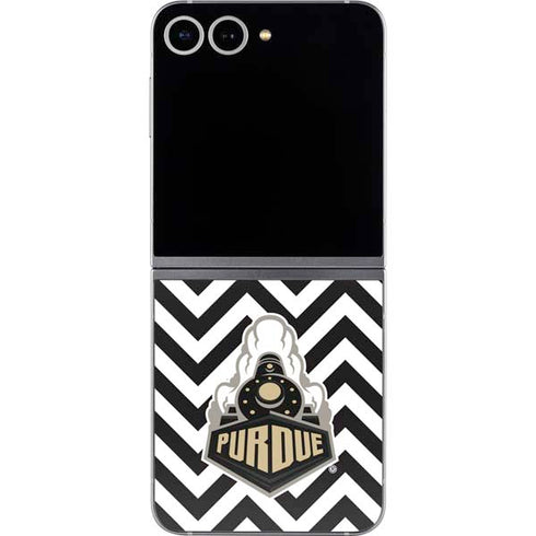 Purdue University Purdue Chevron Galaxy Z Flip6 Skin