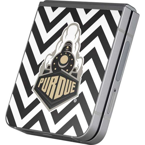 Purdue University Purdue Chevron Galaxy Z Flip6 Skin