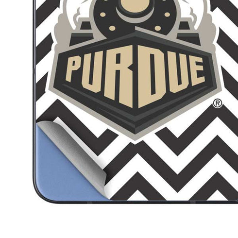 Purdue University Purdue Chevron Galaxy Z Fold5 5G Skin