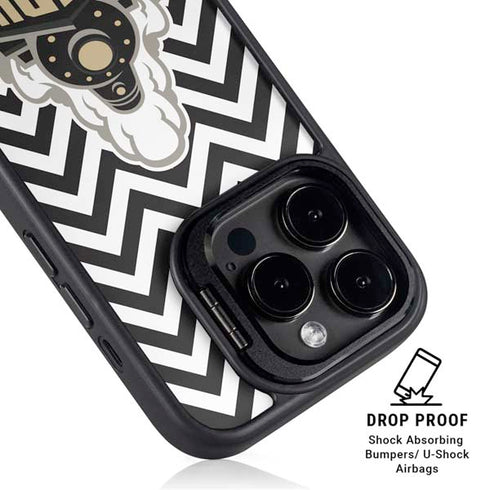 Purdue University Purdue Chevron iPhone 15 Pro Max Kickstand Case