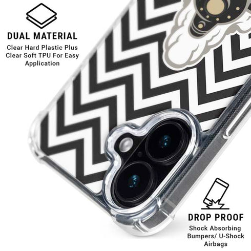 Purdue University Purdue Chevron iPhone 16 Clear Case