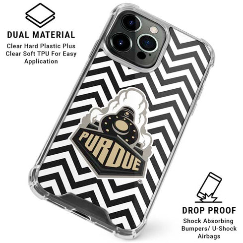 Purdue University Purdue Chevron iPhone 16 Pro Max Clear Case