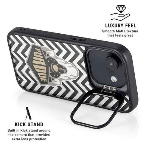 Purdue University Purdue Chevron iPhone 16e Kickstand Case