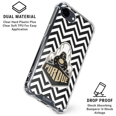 Purdue University Purdue Chevron iPhone 16e Clear Case