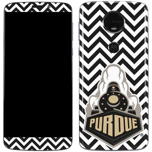 Purdue University Purdue Chevron Moto E5 Plus Skin