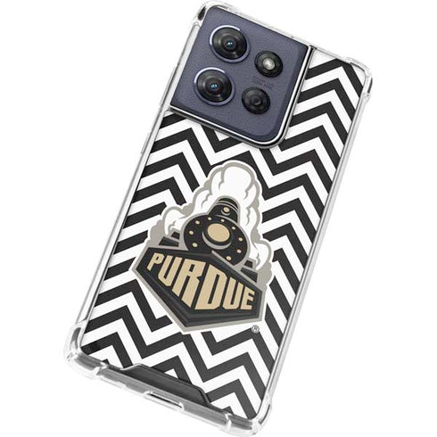 Purdue University Purdue Chevron Moto G Play 5G (2025) Clear Case