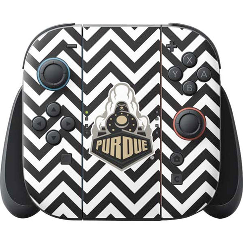 Purdue University Purdue Chevron Nintendo Switch 2 (2025) Joy-Con Controller Skin