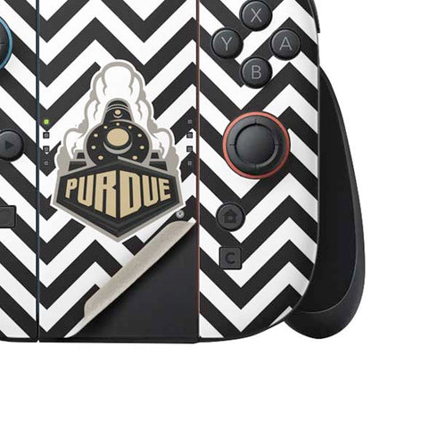 Purdue University Purdue Chevron Nintendo Switch 2 (2025) Joy-Con Controller Skin