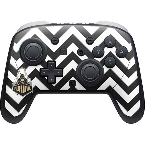 Purdue University Purdue Chevron Nintendo Switch 2 (2025) Pro Controller Skin
