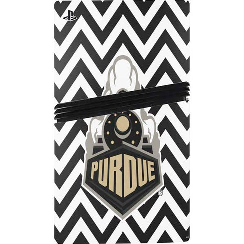 Purdue University Purdue Chevron PS5 Pro Disk Bundle Skin