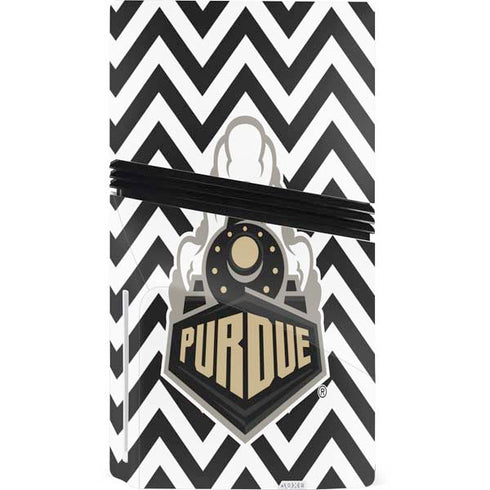 Purdue University Purdue Chevron PS5 Pro Disk Bundle Skin