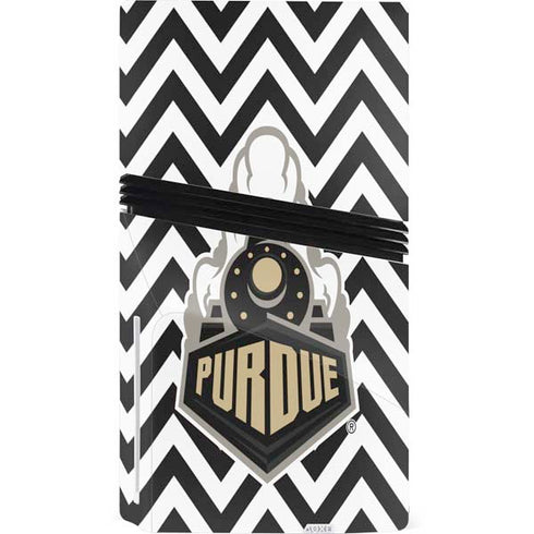 Purdue University Purdue Chevron PS5 Pro Disk Console Skin