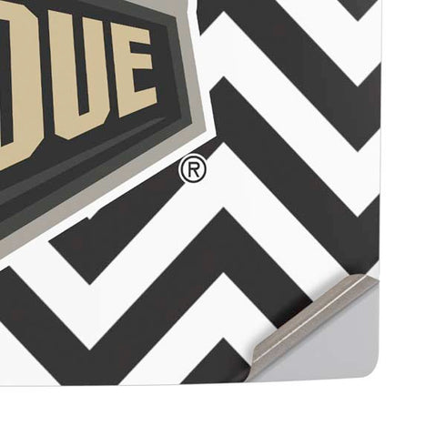 Purdue University Purdue Chevron PS5 Pro Disk Console Skin