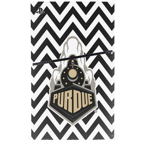 Purdue University Purdue Chevron PS5 Slim Digital Edition Console Skin