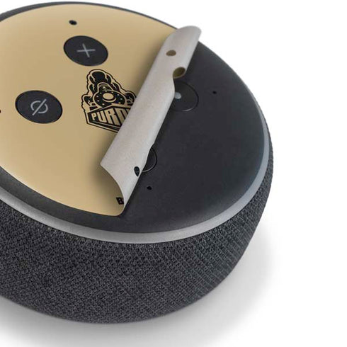 Purdue University Purdue Gold Signature Logo Amazon Echo Dot Skin