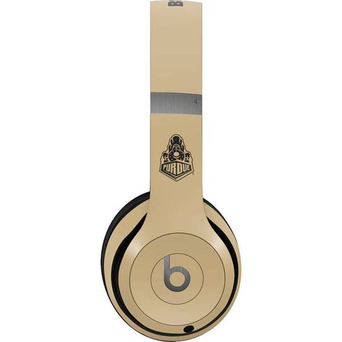Purdue Gold Signature Logo Beats Solo 4 Wireless Headphones Skin