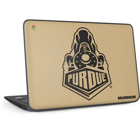 Purdue University Purdue Gold Signature Logo HP Chromebook Skin