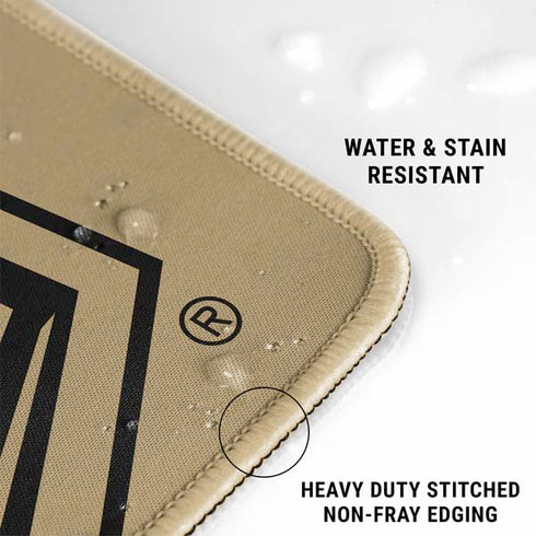 Purdue Gold Signature Logo Gaming Mouse Pad