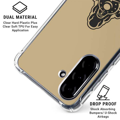 Purdue Gold Signature Logo Galaxy A36 5G Clear Case